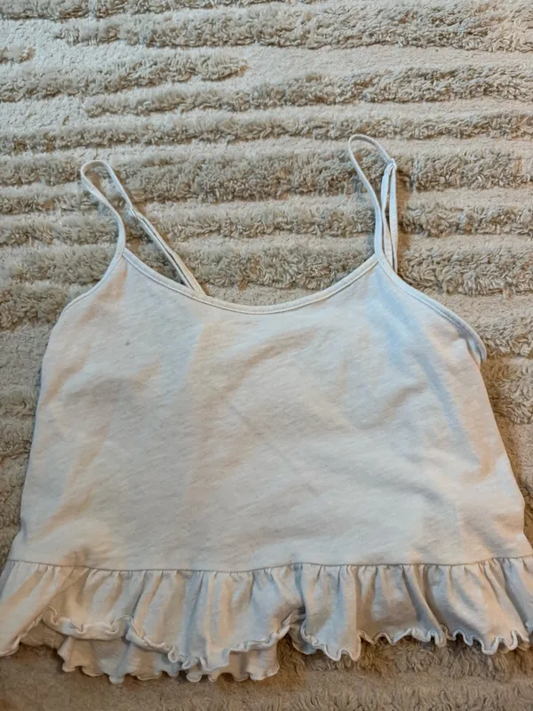 AMERICAN EAGLE BABY DOLL RUFFLE TOP - Image 2