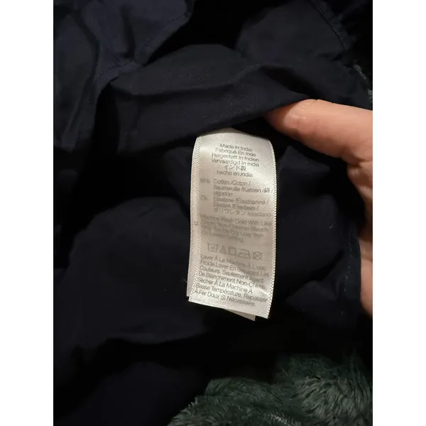 NEW Madewell XXS V-Neck Long-Sleeve Top Dark Navy‎ Blue Romantic Cotton - Image 5