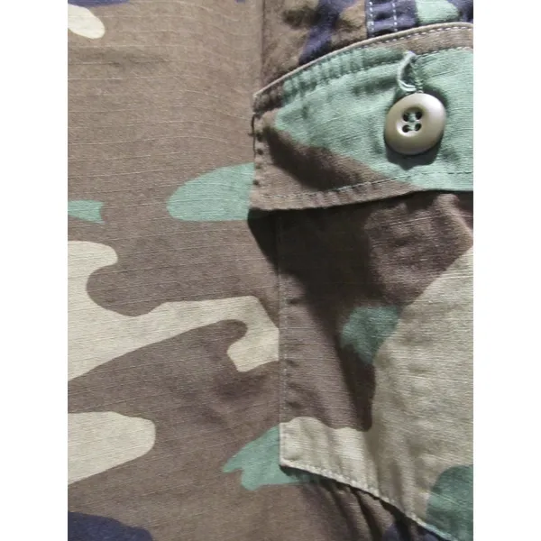 Maternity Pants Army Wife Woodland CamoPants Female Trousers Cargo Pockets - Image 2