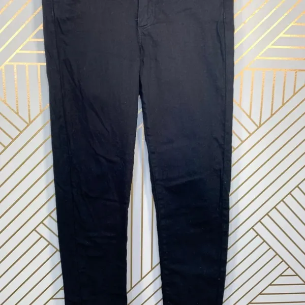 Paige Peg‎ Skinny Jeans in Black Overdye - Image 5