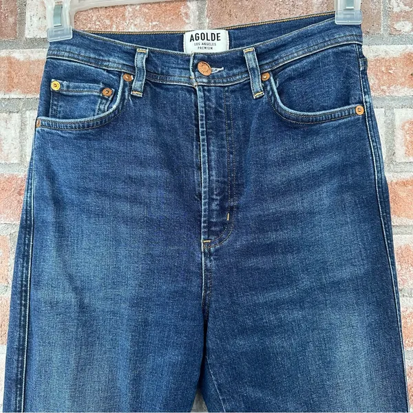 Agolde Roxanne Super High Rise Skinny Jeans Women’s 26 High Waisted Blue - Image 4
