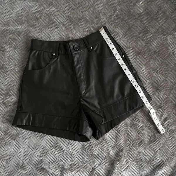 Revolve The Femm Faux Leather Shorts - Image 6