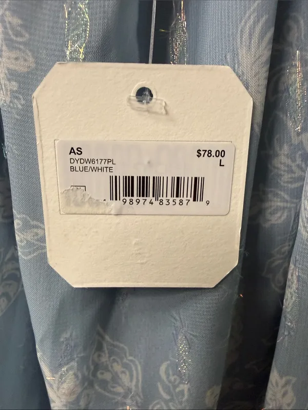 Altar'd State Light Blue Floral Midi Dress - Image 6