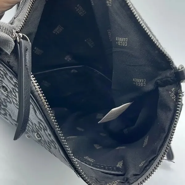 Coco + Carmen studded vegan leather crossbody bag edgy wool embroidered studded - Image 5