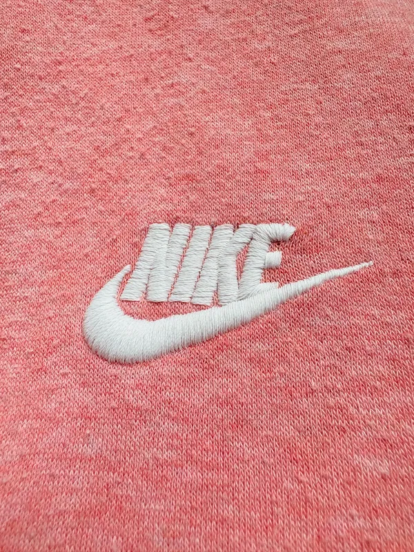 Nike Pink Women Crewneck Hoodie With White Swoosh L - Image 10