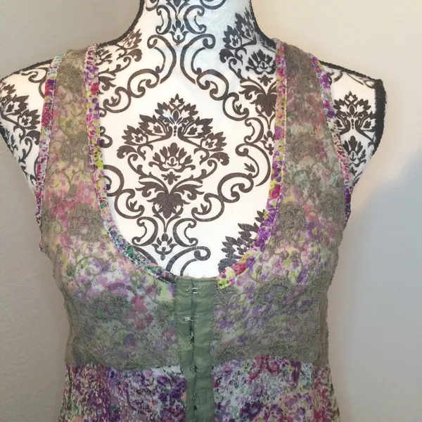Buffalo Sheer Lace Racerback Top - Image 2