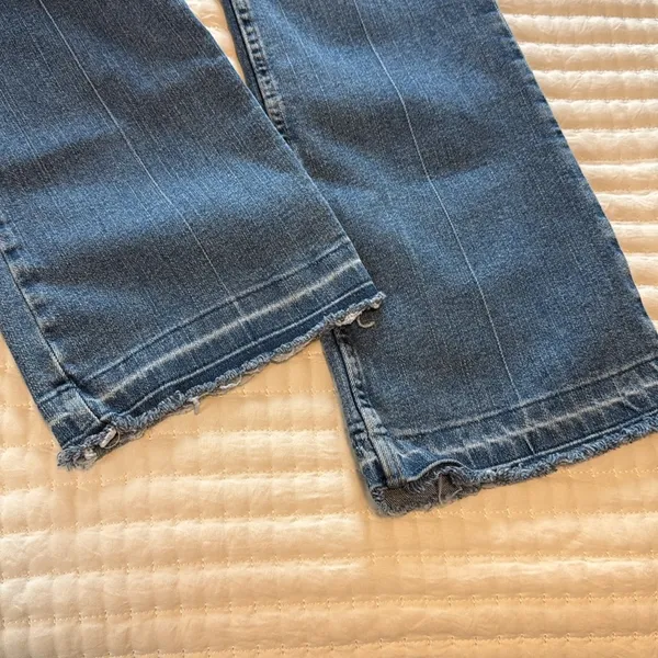 Levis 515 Jeans Faded Bootcut Raw Hem 27x30 Size 4 - Image 5
