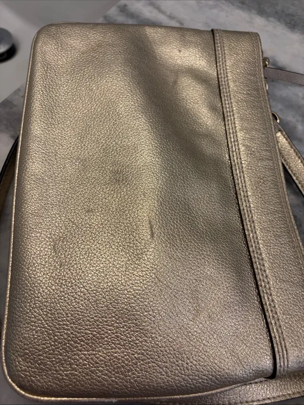 Kate Spade Primrose‎ Hill Leather Crossbody Shoulder Bow Bag Gold - Image 7