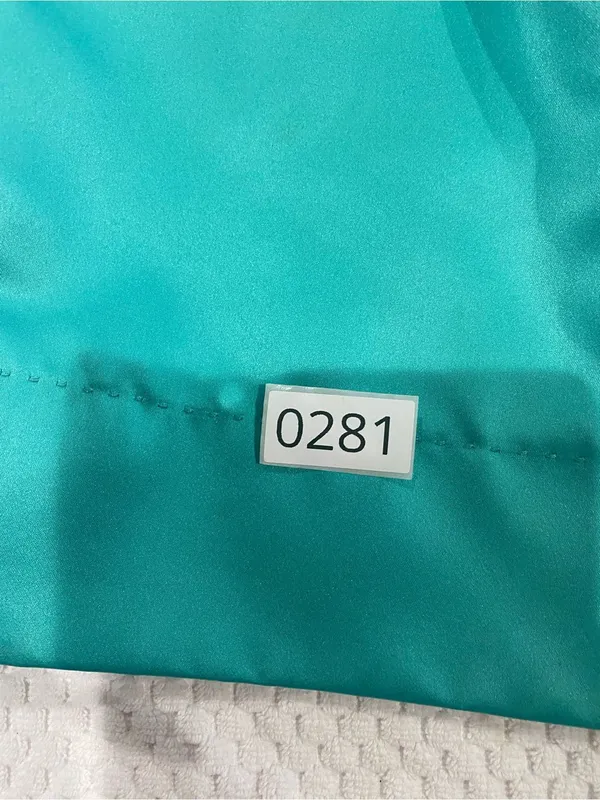 Phoebe Couture Strapless Teal Satin Sheath Dress - Image 6
