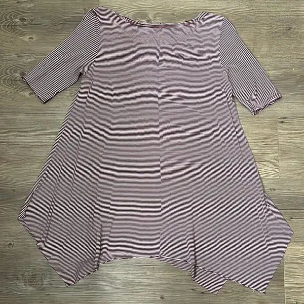 AEO Purple Stripe Soft & Sexy T Size XS - Image 5