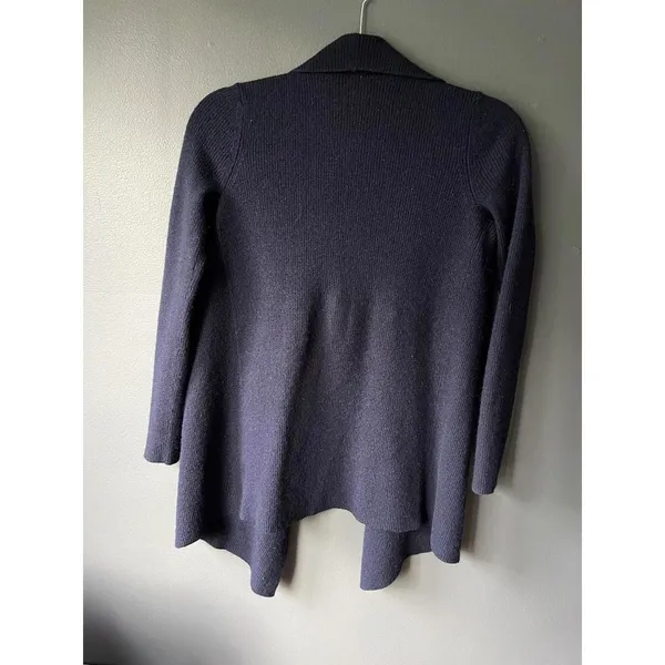 Lauren Ralph Lauren Women's Open Front Cardigan - Size M - Navy Blue - Image 2
