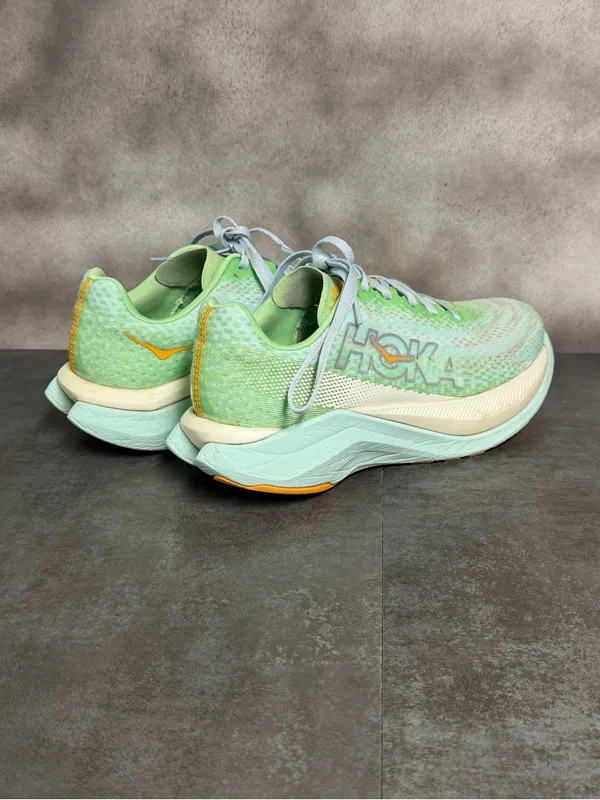 Hoka One One Mach X Women's Light Green Running Shoes 1141451 Size 7.5B - Image 8