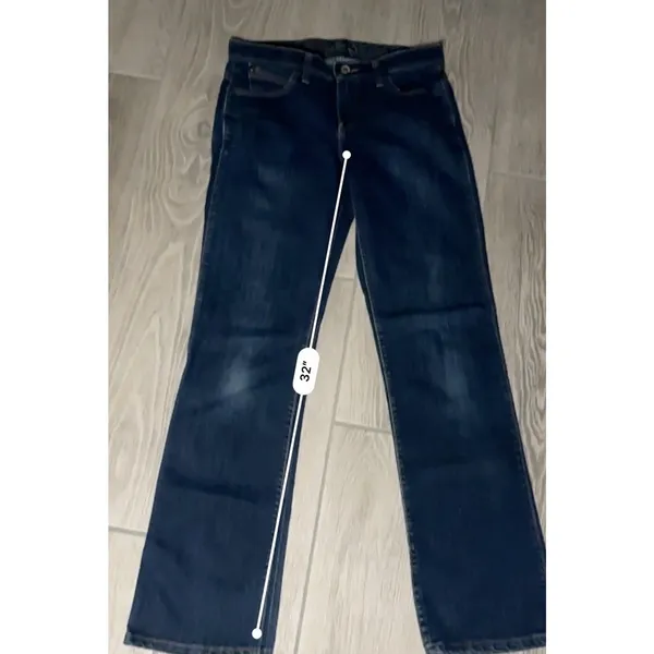 Wrangler Q-Baby Ultimate Riding Jeans 5/6x34 Blue Bootcut Western Cowgirl - Image 5