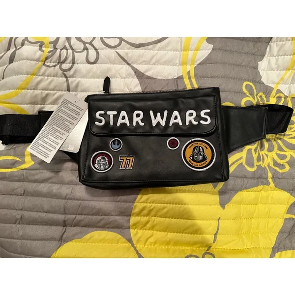 NWOT Disney Parks Star Wars Darth Vader Galaxy Crossbody Bag Fanny Pack - Image 4