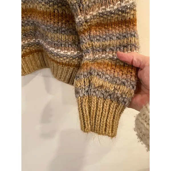 Elsamanda made in Italy Alpaca Wool Blend Sweater Womens Medium - Image 3
