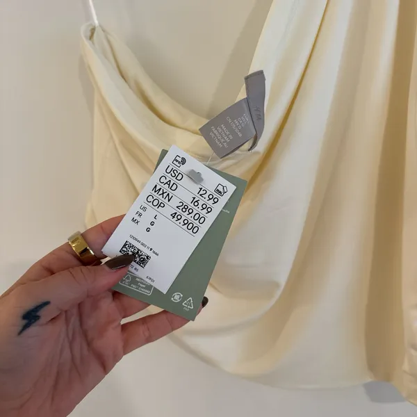 H&M One Shoulder Top - Image 4
