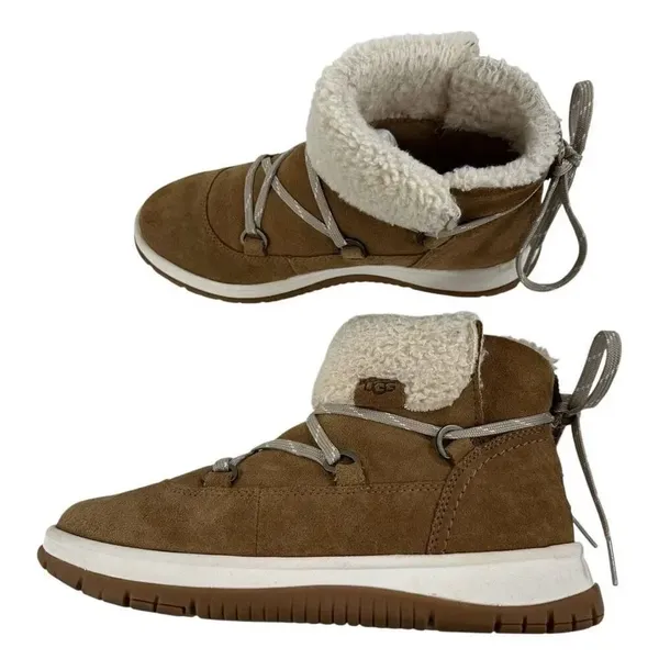 UGG Lakesider Heritage Lace Suede Leather Waterproof Boots Women’s Size 8 - Image 8