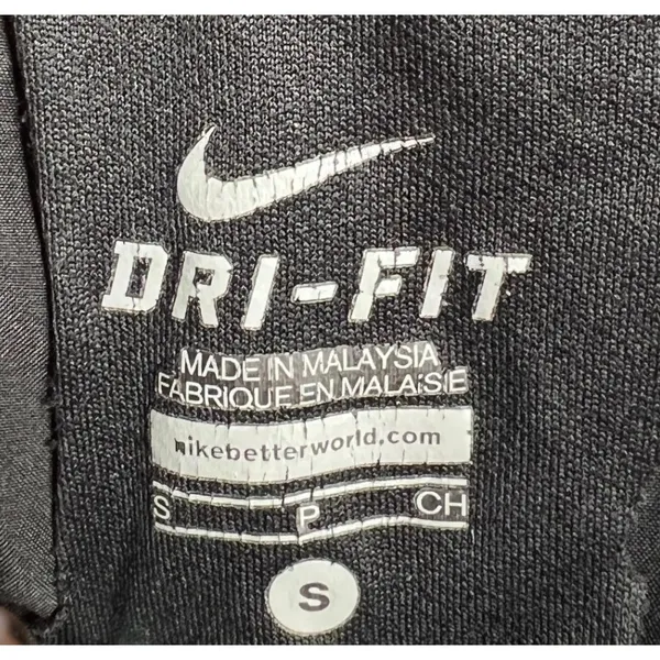 Nike Dri-FIT Running Shorts Womens S Black White Swoosh Athletic Gym - Image 4
