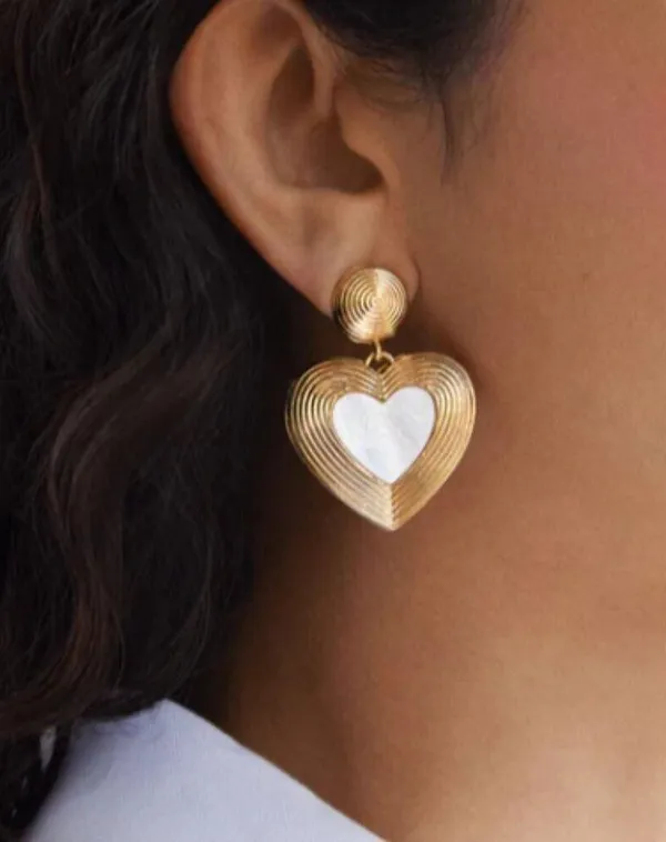 BaubleBar Heart Earrings (NEW) - Image 2