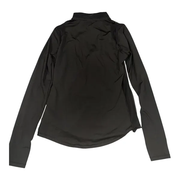 Victoria Sport Black 1/2 Zip Long Sleeve Athletic Pullover Top with Thumbholes S - Image 2