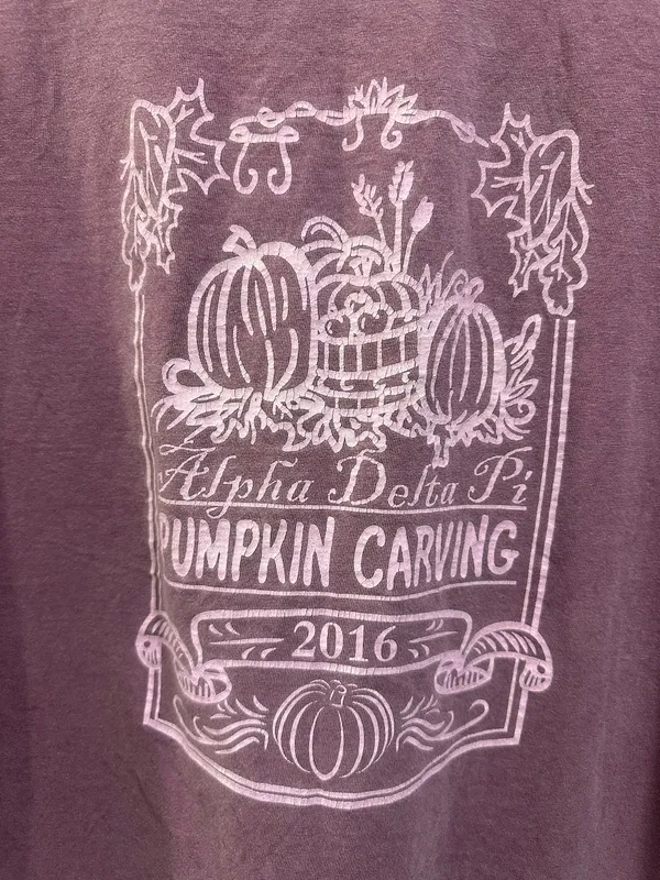 Comfort Colors ADPI 2016 Pumpkin Carving Short Sleeve Pocket Tee - Image 5