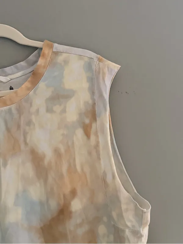 Free People FP Movement Inspire Cropped Tie Dye Muscle Tank - Image 3