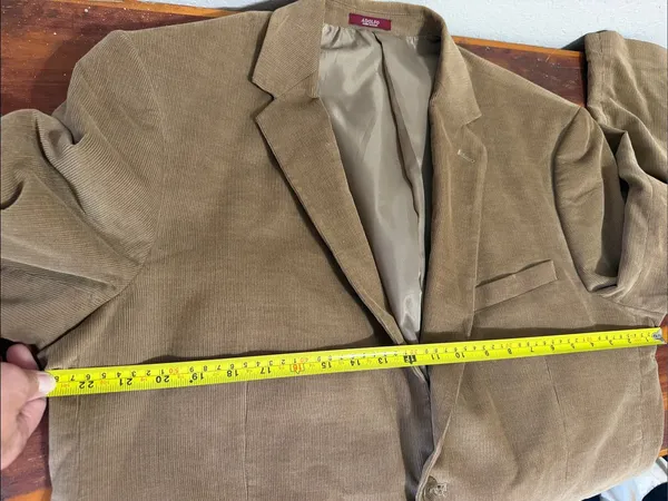 Vintage Italian Corduroy Sport Coat unisex 90s Retro Preppy Corduroy Blazer - Image 7