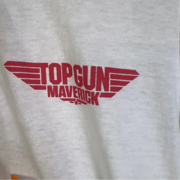 Top Gun Maverick (Paramount Pictures) Fly Girl Short Sleeve White T-Shir… - Image 4