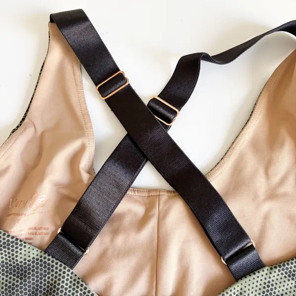 NWT L'URV Womens Fern Camo Take Charge Crop Compression Sporty Sports Bra Size S - Image 7