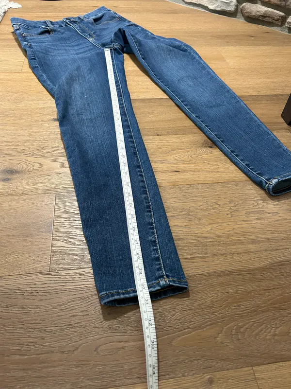 American Eagle Size 8 long curvy hi rise jegging skinny jeans - Image 13