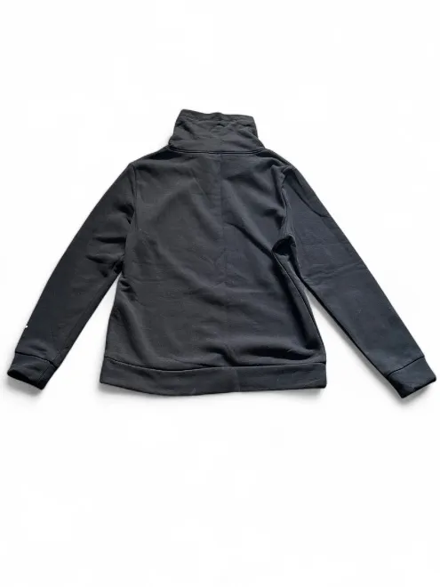 Puma Black Cowl Neck Sweatshirt with White Logo Women’s Size Large - Image 3