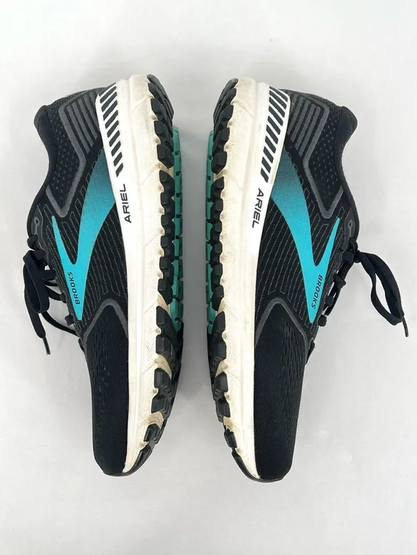 Brooks Ariel 20 Black Blue Teal Motion Control Running Shoes Women’s Size 11 - Image 3