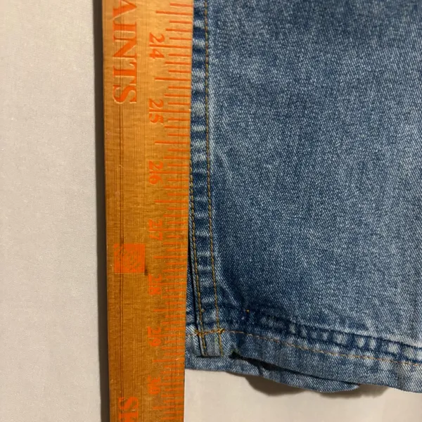 Vintage Levis Sport Blue Denim Jeans 28x32 with SJ back pocket logo - Image 13
