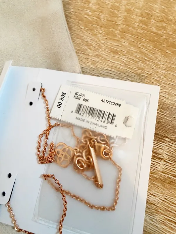 NWT Kendra Scott Gold Iridescent Drusy Necklace NEW * - Image 4