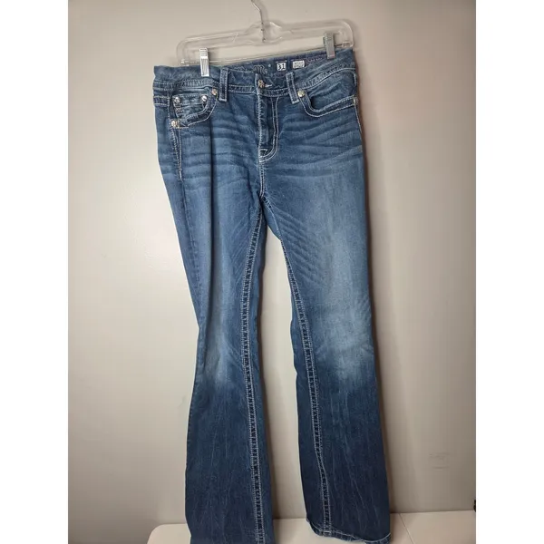 BKE Denim Harper Women’s 31R Medium Wash Premium Bootcut Jeans - Image 2