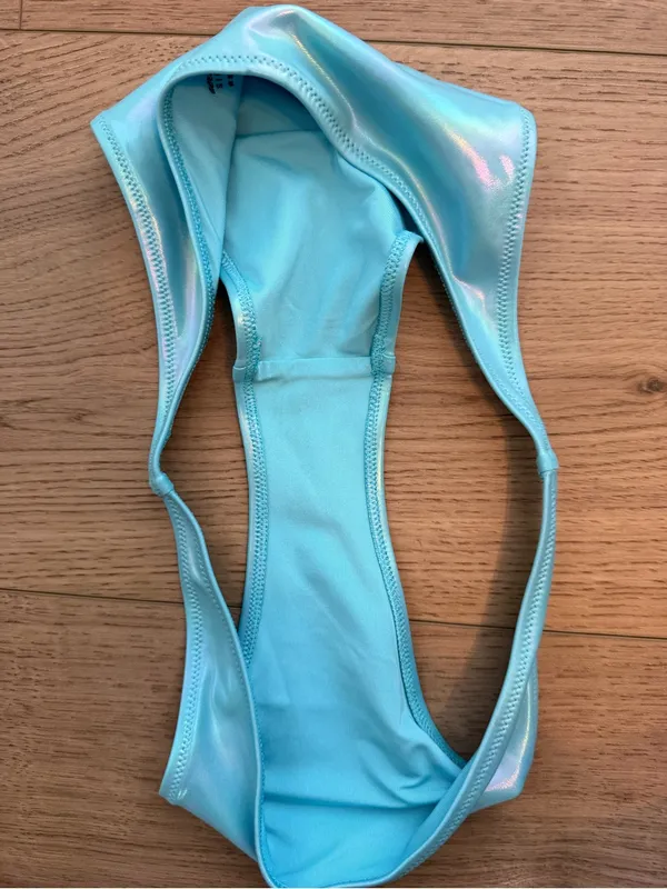 Aerie Metallic Low Rise Cheeky Bikini Bottoms S - Image 4