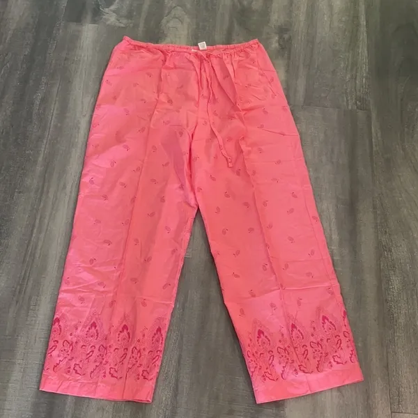 Victoria's Secret Coral & Pink Summer Pajama Set - Image 5