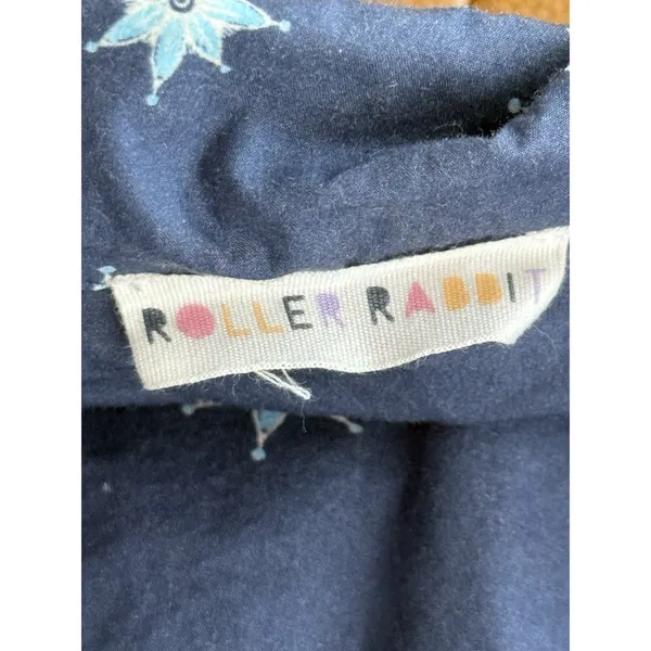 Women's Roller Rabbit Star Print Navy‎ Blue Short-Sleeve Pajama *Shirt Only - Image 2