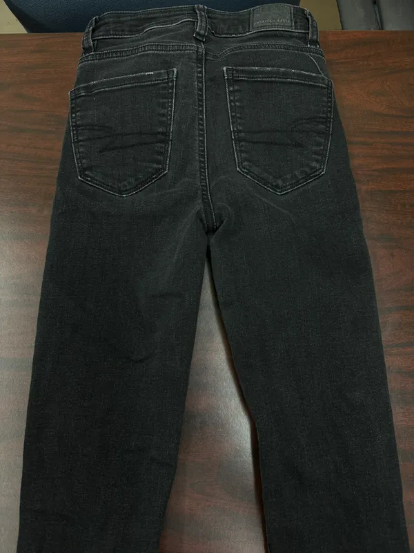 Black Super Hi-Rise Jeggings Next Level Stretch Size 000 Short - Image 4
