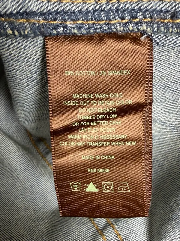 KUT From The Kloth Women’s Amelia Denim Vest Sz XS Y2K Western Casual Layering - Image 6