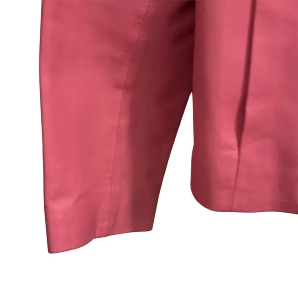 Dialogue Women's Pink Leather Jacket Size M‎ - Image 6