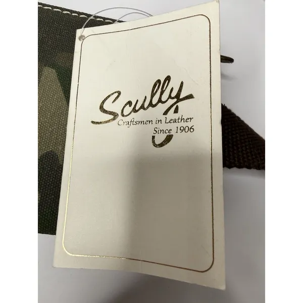 Scully Waist Belt Pouch Wallet Brown Leather Camo‎ Unisex Travel Easy Carry New - Image 8
