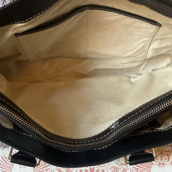 Michael Kors Black Leather Tote Bag - Image 6