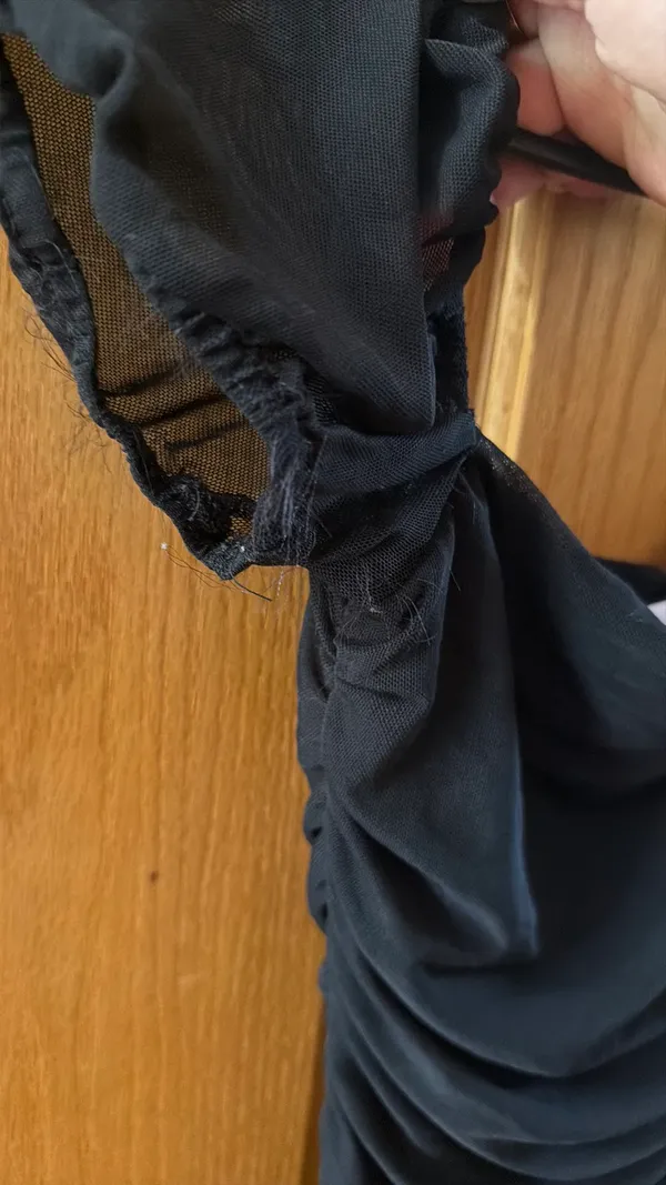 Black Princess Polly Mini Dress - Image 3