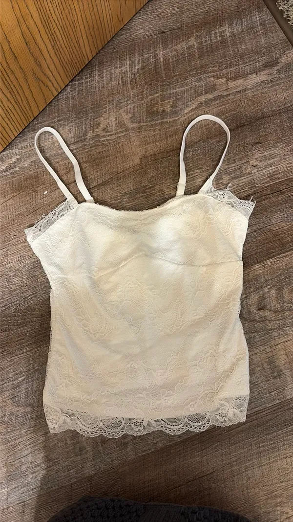 madden girl white lace tank top - Image 2