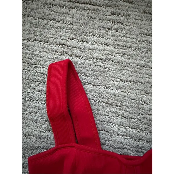 SET Active Sculpt Flex Contour Sports Bra Red Size XS - Image 3