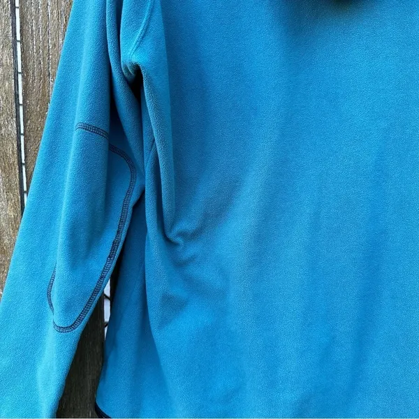 The North Face Teal Hooded Zip Fleece Jacket TKA 100 Sz XL - Image 11