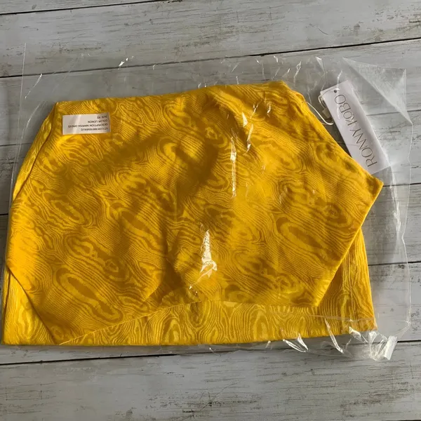 NWT Ronny Kobo Marisa Dress‎ in Lemon Yellow - Image 4