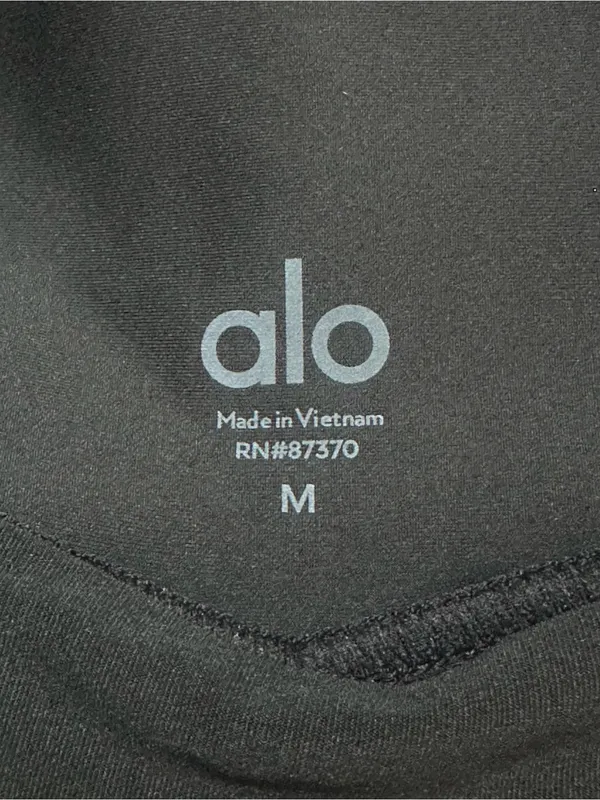 ALO Yoga Black Pleated A-Line Skirt M - Image 4
