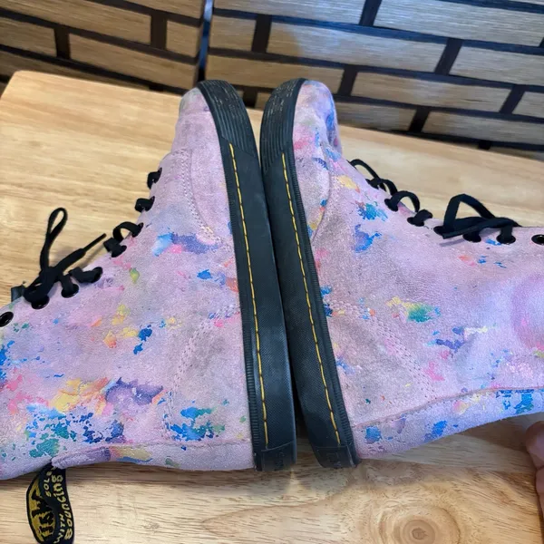 Dr. Martens Sheridan Rainbow Suede Boot Size‎ 6 - Image 5